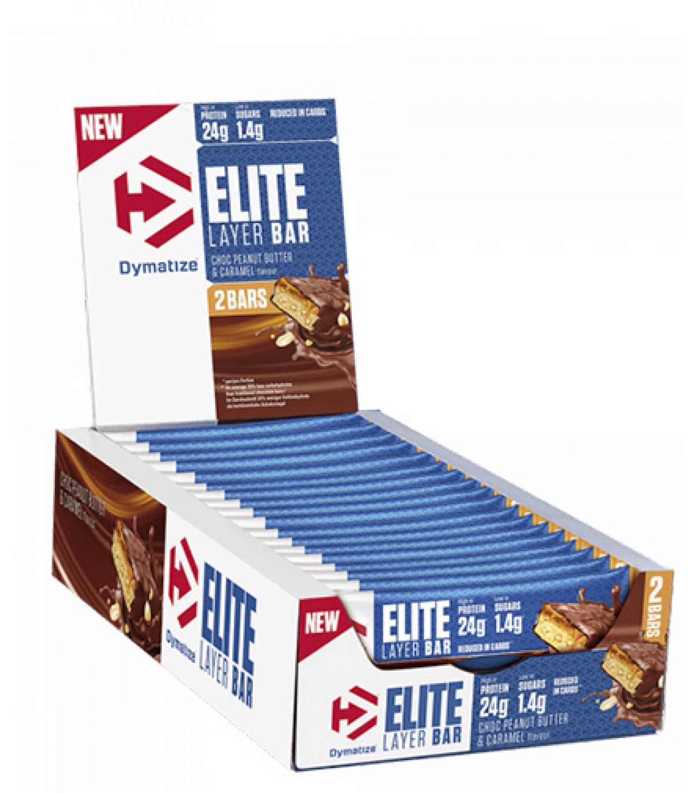 DYMATIZE Elite Layer Bar 2x30 g / 18 Bar Box